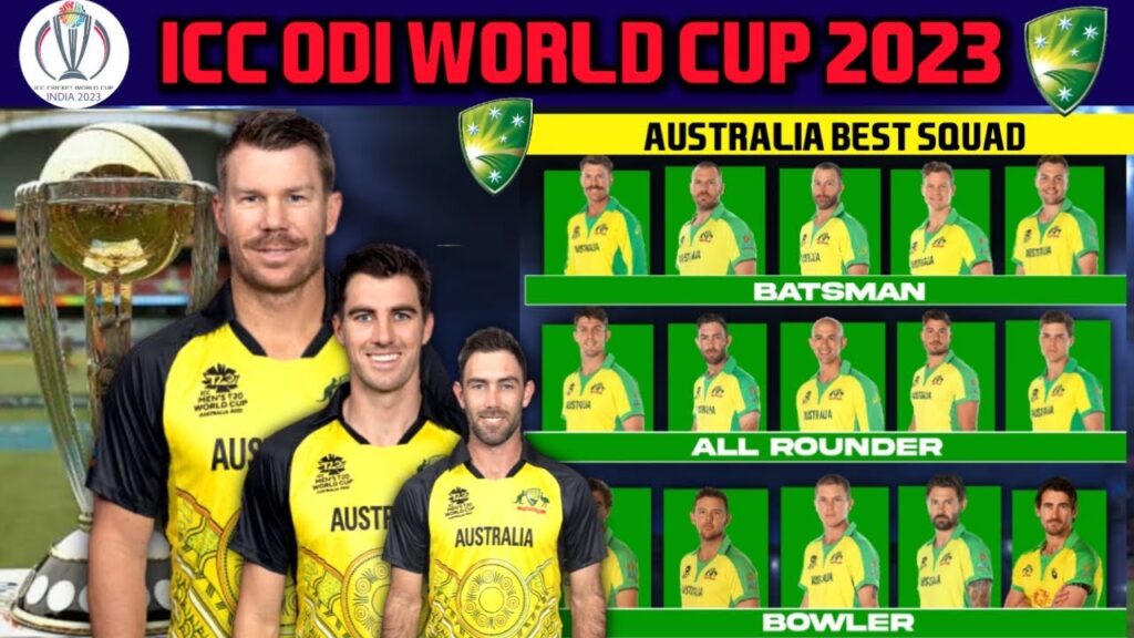 Australia Probable Playing 11 For ODI World Cup 2023