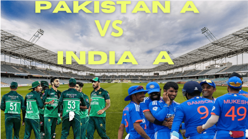 PAK vs IND Emerging Asia Cup 2024